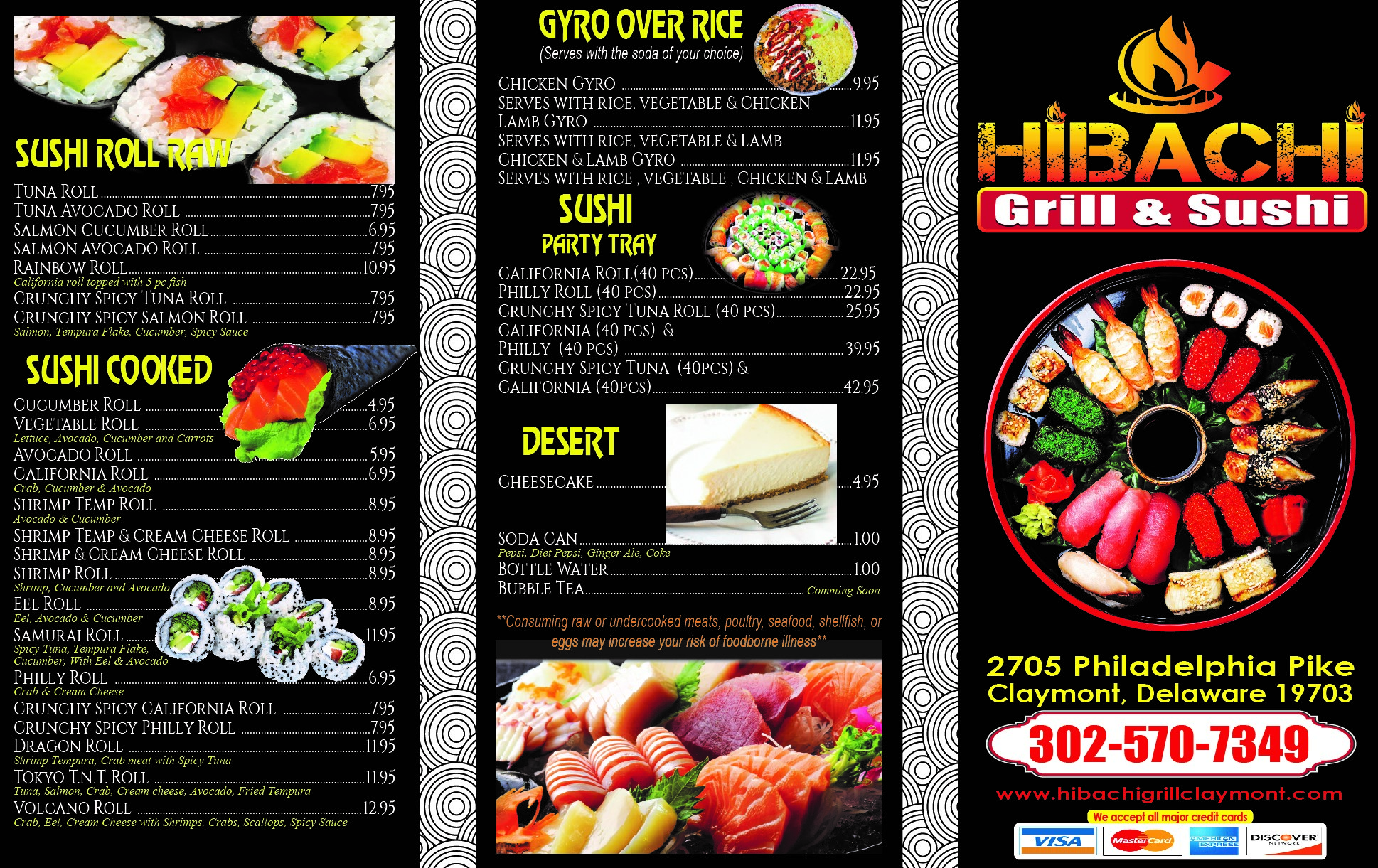 q sushi bar and kitchen menu